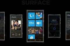 Concept: Surface Phone với vân tay siêu âm, màn hình cong cực hấp dẫn