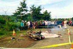 Hai xe máy tông trực diện, 2 người tử vong tại chỗ