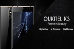 Oukitel K3 màn hình cong 5.5 inch, pin khủng, trang bị tới 4 camera chuẩn bị trình làng