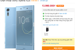 Xperia XZs thiết kế cực chất, camera đỉnh cao, chống nước giảm giá mạnh