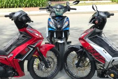 Bộ ba vui vẻ nhà Exciter 135cc phá cách với nhiều đồ chơi CHẤT