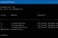 Cách ánh xạ ổ đĩa mạng bằng Command Prompt trong Windows