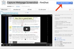 Cách chụp ảnh website, chụp toàn trang web trên Chrome và Firefox