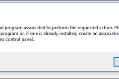 Cách sửa lỗi Outlook There is no email program associated Windows 10