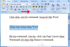 Cách viết chữ gạch ngang trong Word và Excel