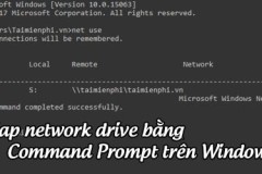 Cách map network drive bằng Command Prompt trên Windows