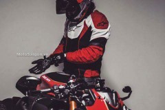 Ducati 1098 S độ Cafe Racer với hình xăm tattoo Maori