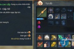 Dụng cụ sửa chữa trong Blade and Soul, giúp sửa chữa vũ khí