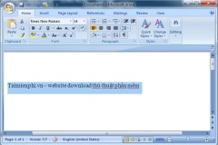 Dùng phím tắt tăng giảm cỡ chữ trong Word 2016, 2013, 2010, 2007, 2003