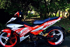 Exciter 150 bản độ rực lửa đậm chất thể thao của biker Bắc Giang