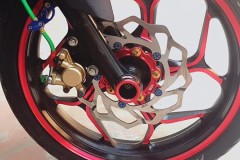 Exciter 150 độ nhẹ với đôi chân đầy cơ bắp của biker Bắc Giang