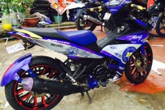 Exciter 150 kiểng nhẹ đầy nổi bật của biker Tuyên Quang