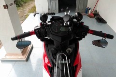 Exciter 150cc cơn lốc màu đỏ xuất hiện giữa trái đất