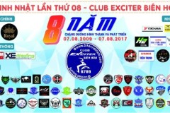 Hàng trăm xe Exciter đổ về mừng Club Exciter Biên Hòa 6789 tròn VIII tuổi