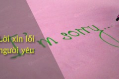Lời xin lỗi người yêu, bạn gái hay