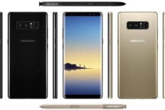 Ảnh rõ ràng của Galaxy Note 8 màu đen và vàng đồng?