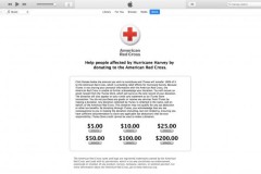 Apple gây quỹ ngay trên iTunes để giúp đỡ nạn nhân siêu bão Harvey