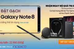 Hơn 3.300 đơn hàng và 2.500 khách đặt cọc, Note 8 lập kỉ lục cho flagship