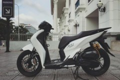 Sh150i độ cực chất với phiên bản úp lên 300i đầy sáng tạo