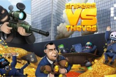 Snipers vs Thieves - Game bắn súng cướp ngân hàng vui nhộn