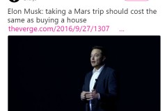 Bài diễn thuyết "điên rồ" của Elon Musk: 100.000 USD cho cái giá công dân sao Hỏa