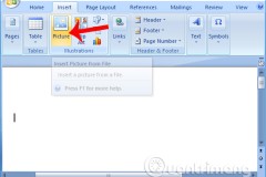 Cách chèn chữ vào hình ảnh trên Word