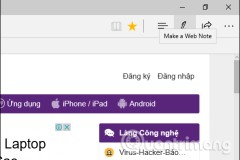 Cách chụp ảnh màn hình trang web trên Microsoft Edge