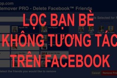 Cách xoá bạn bè ít tương tác trên Facebook trong một nốt nhạc