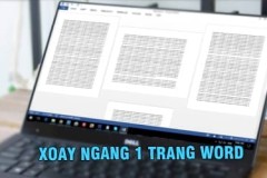 Cách xoay ngang 1 trang Word