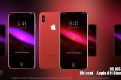 Concept iPhone 8 Plus RED màn hình tràn cạnh, camera kép, 4GB RAM
