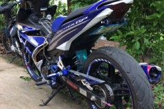 Exciter 150 độ kiểng nhẹ nhàng tạo ấn tượng của Biker Hậu Giang