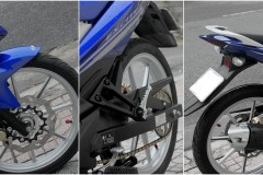 Exciter 150 độ kiểng nhẹ với đôi chân mỏng manh của biker Vũng Tàu