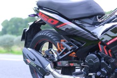 Exciter 150 độ kiểng tinh tế giữ sự nguyên thủy của biker Long An