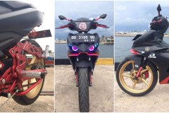 Exciter 150 độ kiểng với các món đồ chơi Racing boy của biker Thailand