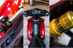 Exciter 2010 độ kiểng khoe dáng dưới màn đêm ở phố đi bộ