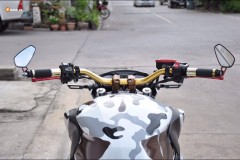 Honda CB650F độ phá cách qua lốt áo Camo huyền thoại