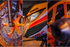 Honda Sonic 150 độ kiểng lộng lẫy dưới ánh đèn Sài Gòn