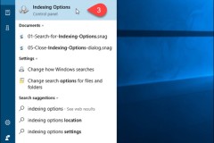 Hướng dẫn ẩn file và folder trong Windows 10 Search