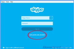 Hướng dẫn lấy lại, khôi phục mật khẩu Skype