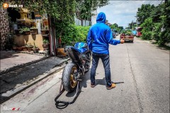 Kawasaki Z800 độ nhẹ trong phiên bản xanh Candy Plasma