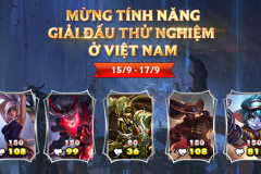 Khuyến mãi mừng tính năng Giải đấu thử nghiệm ở Việt Nam từ 15-17/9