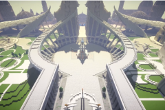 LMHT: Game thủ phác họa cả thành phố Demacia trong Minecraft, chi tiết đến từng viên gạch