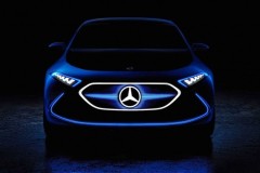 Mercedes-Benz tung teaser đầu tiên của EQ A concept trước thềm Frankfurt