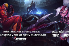 Mở lại trang phục Quán Quân – các đội tuyển vô địch – Thách Đấu và Chinh Phục từ 19/9 – 6/11