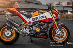 MSX 125 độ khủng với bộ cánh Repsol của biker nước bạn