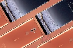 Nokia 9 camera kép lộ ảnh với mặt sau bằng kính bóng bẩy