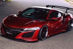 Siêu xe Honda NSX "bành trướng" hơn với gói độ của Liberty Walk