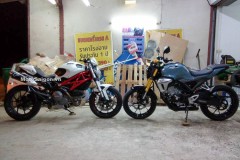 So sánh Honda CB150R vs Ducati Monster 795 nhiều nét tương đồng