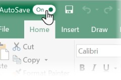Thiết lập tính năng AutoSave trong Office 2016