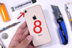 Thử độ bền iPhone 8: Khung viền chắc chắn, mặt kính sapphire camera có chất lượng khá "bình thường"